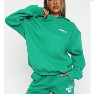 White Fox Boutique Vibrant Green Hoodie